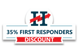 35% first responders badge